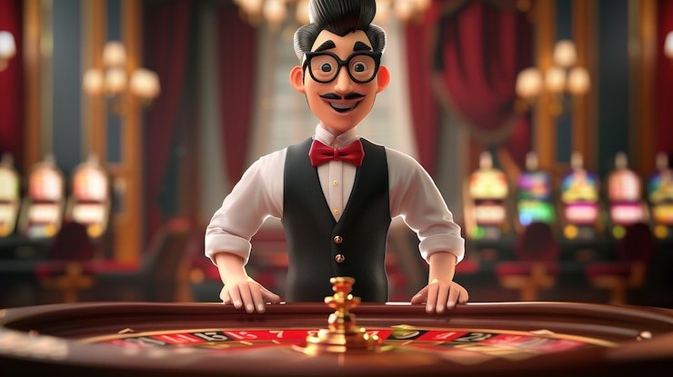 Sic Bo dice game with three dice visible in live studio